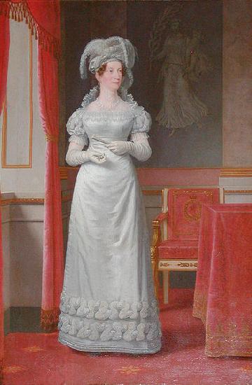 Christoffer Wilhelm Eckersberg Portrait of Marie Sophie of Hesse Kassel oil painting picture